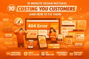 10 Website Design Mistakes That Are Costing You Customers (And How to Fix Them)